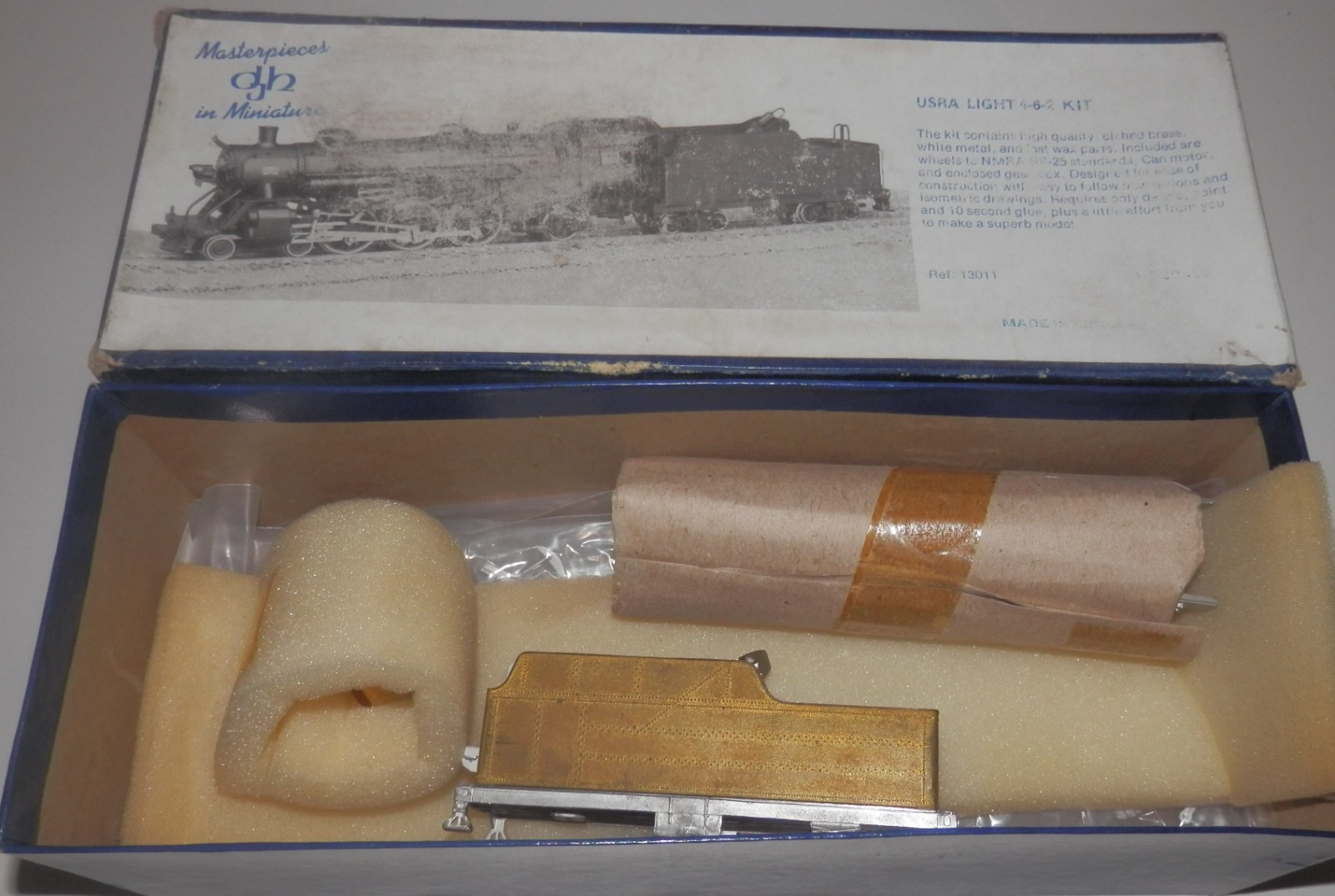 Vintage DJH HO Scale USRA Light 4-6-2 Kit Brass/Metal Kit #13011