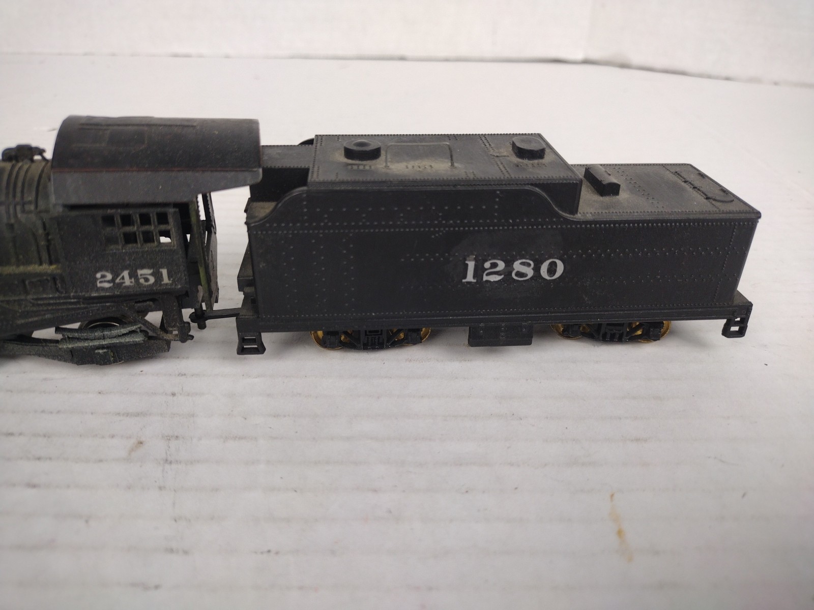 HO Scale Mehano ATSF Santa Fe? 2-8-2 Steam Locomotive #2481 Yugoslavia Made