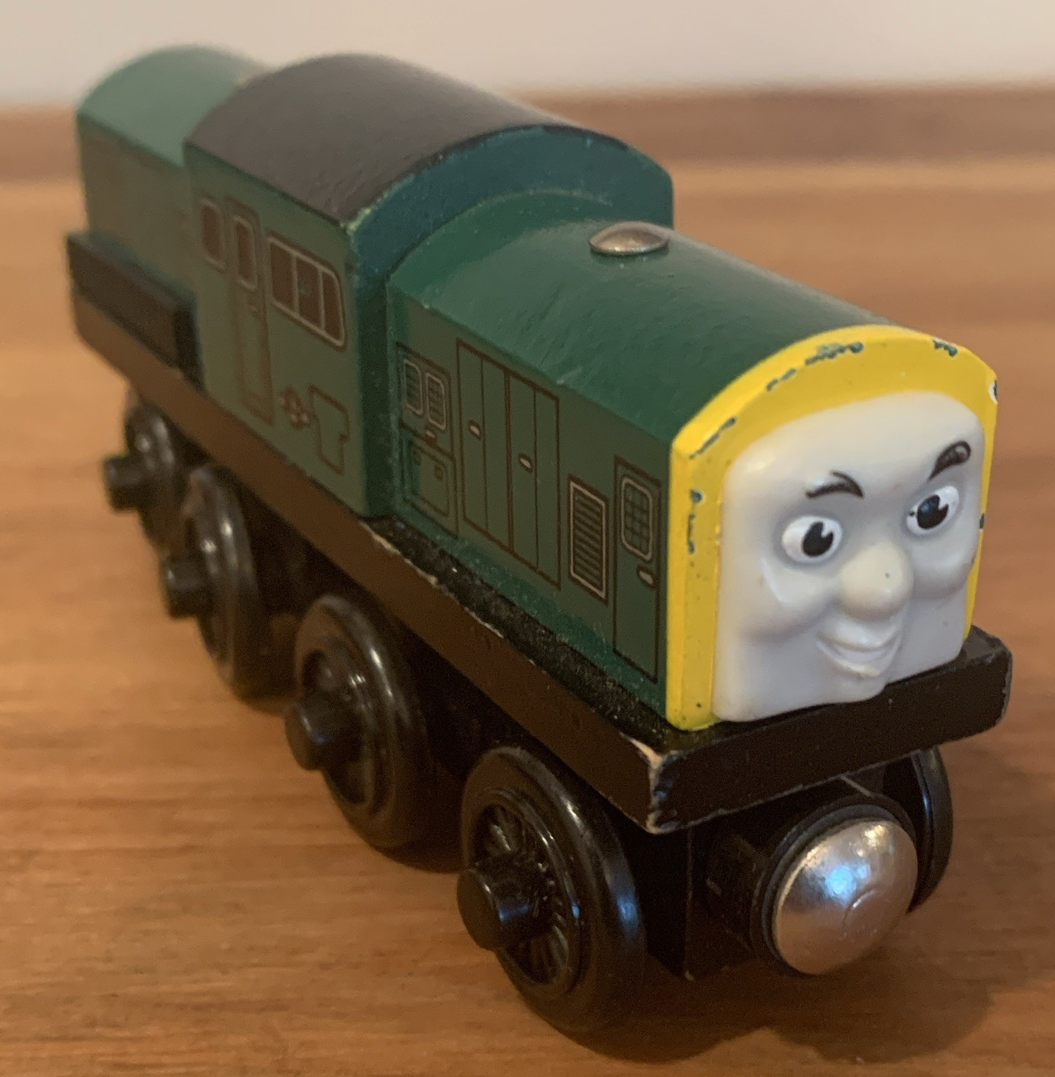 Thomas & Friends Derek Wooden Railway Diesel Locomotive Sodor Green Wood Train