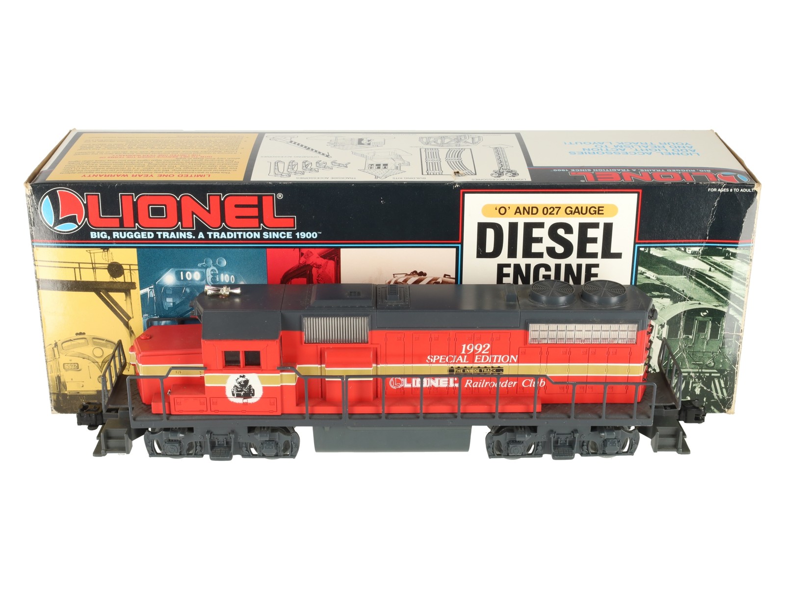 Lionel 6-18818 O Lionel Railroader Club GP-38 Diesel Locomotive w/Horn EX/Box