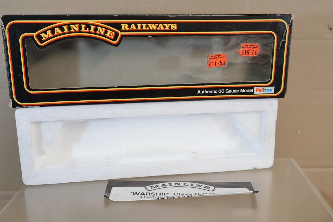 MAINLINE 37-064 EMPTY BOX for BR WARSHIP CLASS 42 DIESEL LOCO D824 HIGHFLYER op