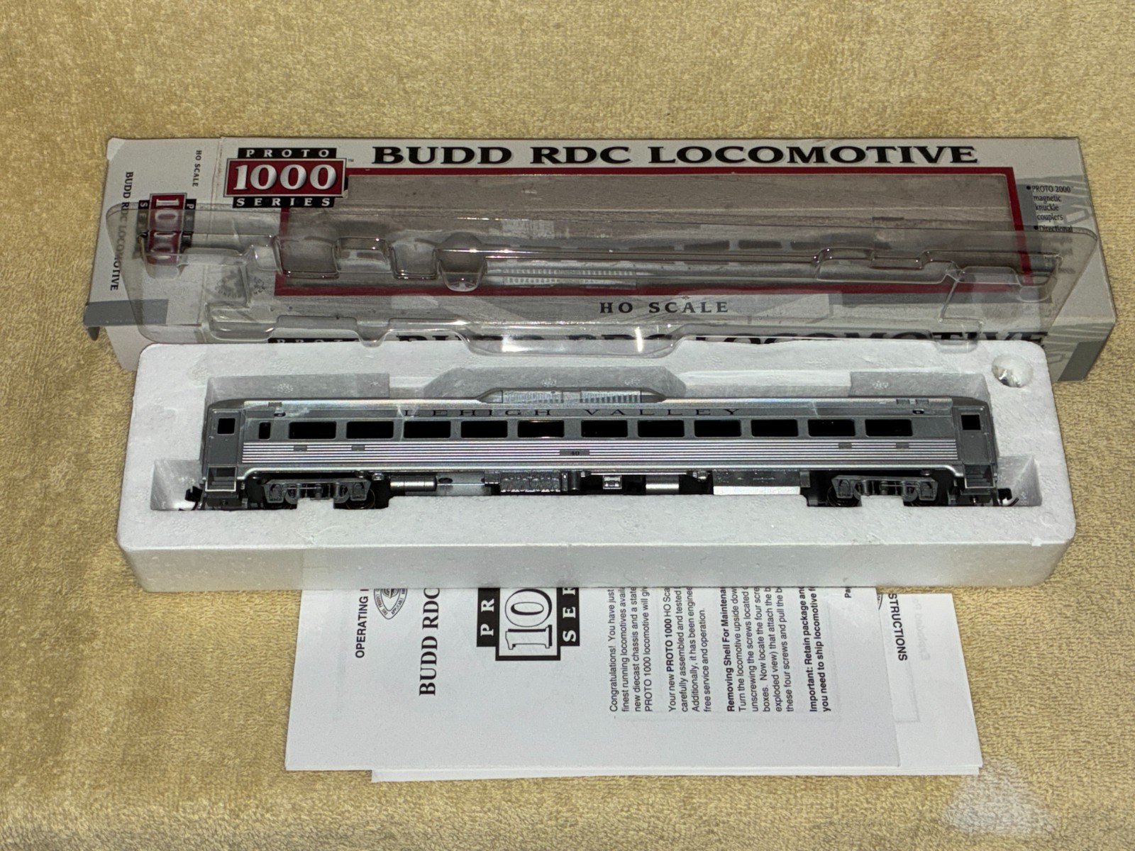 LV Lehigh Valley RDC1 #40 Proto 1000 Factory Painted with DCC Installed HO Scale