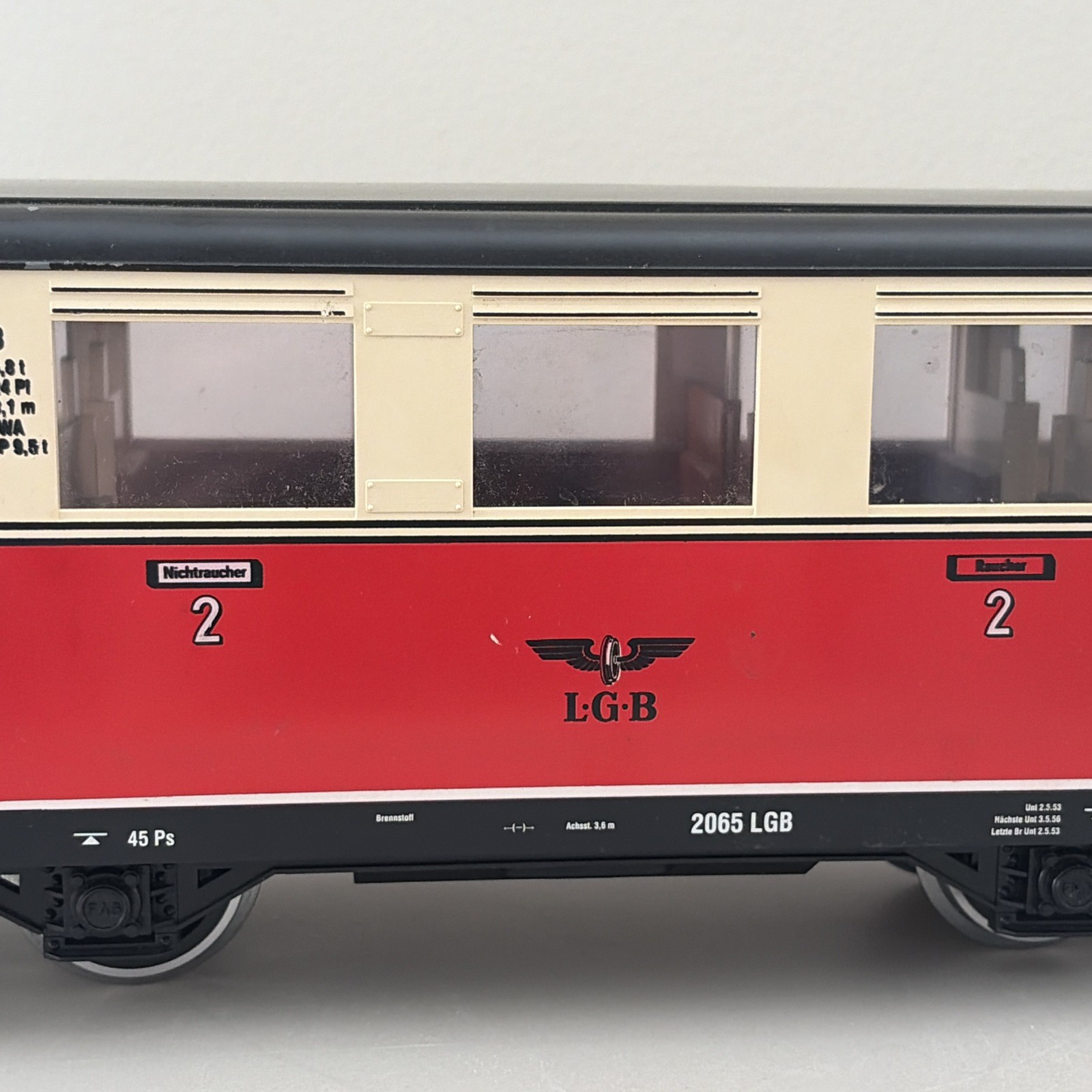 Vintage LGB 2065 Streetcar Railbus Western Germany READ!!!