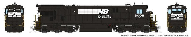 Rapido ~ HO Scale ~ Norfolk Southern ~ C30-7 #8032 ~ DC / DCC Sound ~ 042527