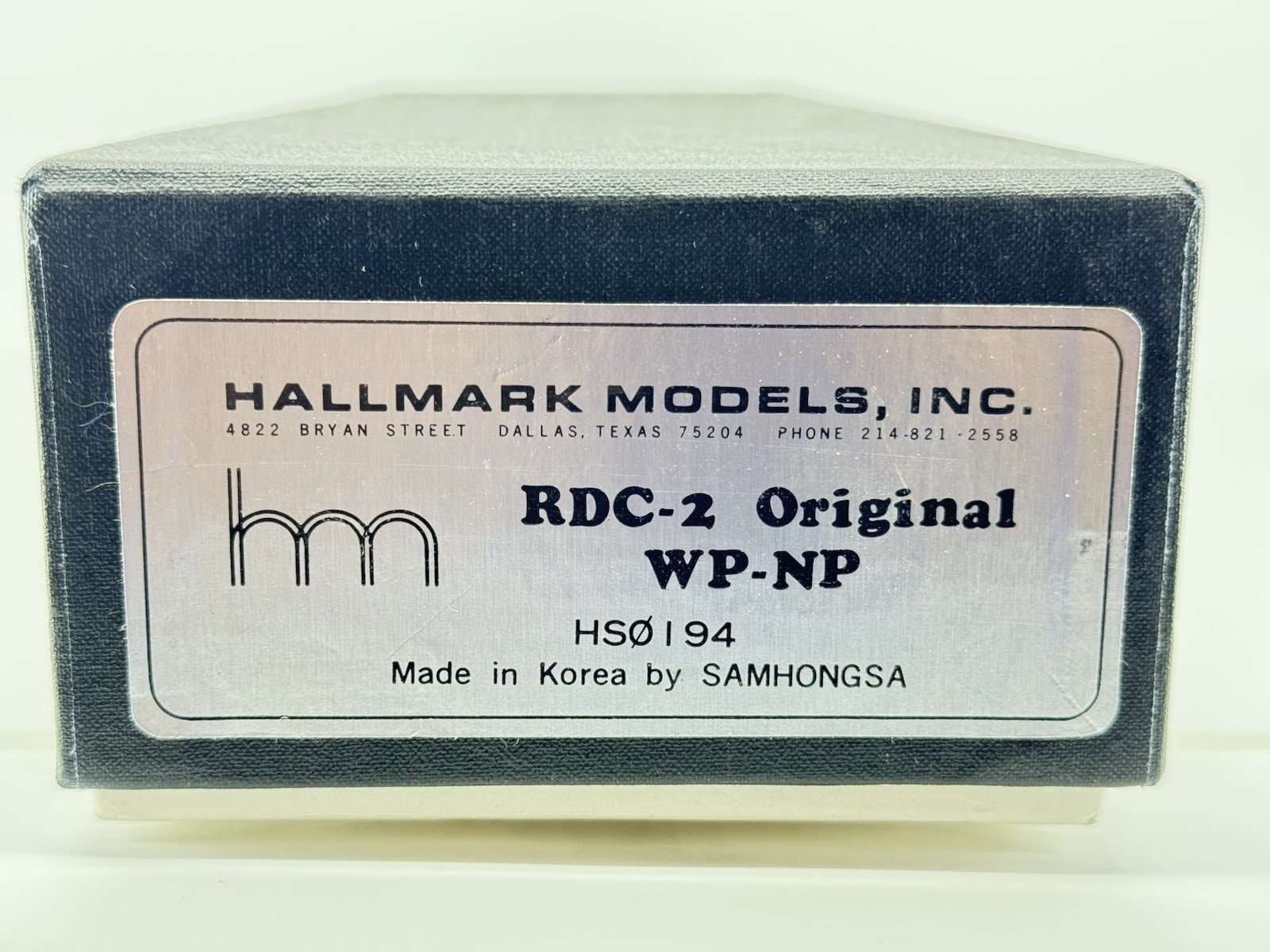 HO Hallmark Models WP Western Pacific/ Northern Pacific NP RDC-2 Locomotive