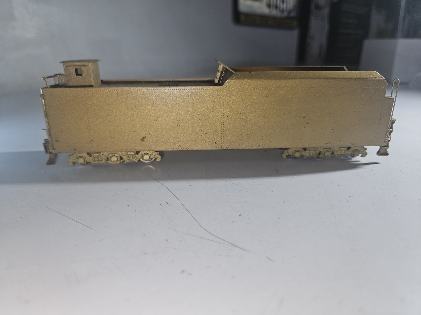 WESTSIDE MODEL CO. HO SCALE BRASS STEAM LOCOMOTIVE AND TENDER, PENNSYLVANIA M-1A