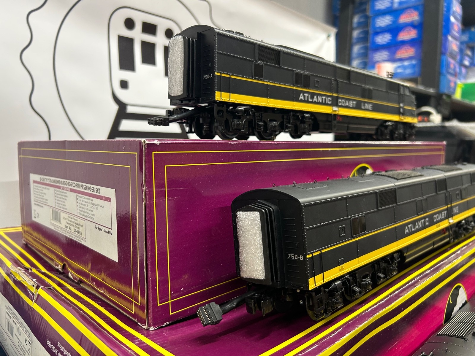 Mth Atlantic Coast Line E-6 ABA Diesel Engine Set w/ Protosound 3 20-20464-1