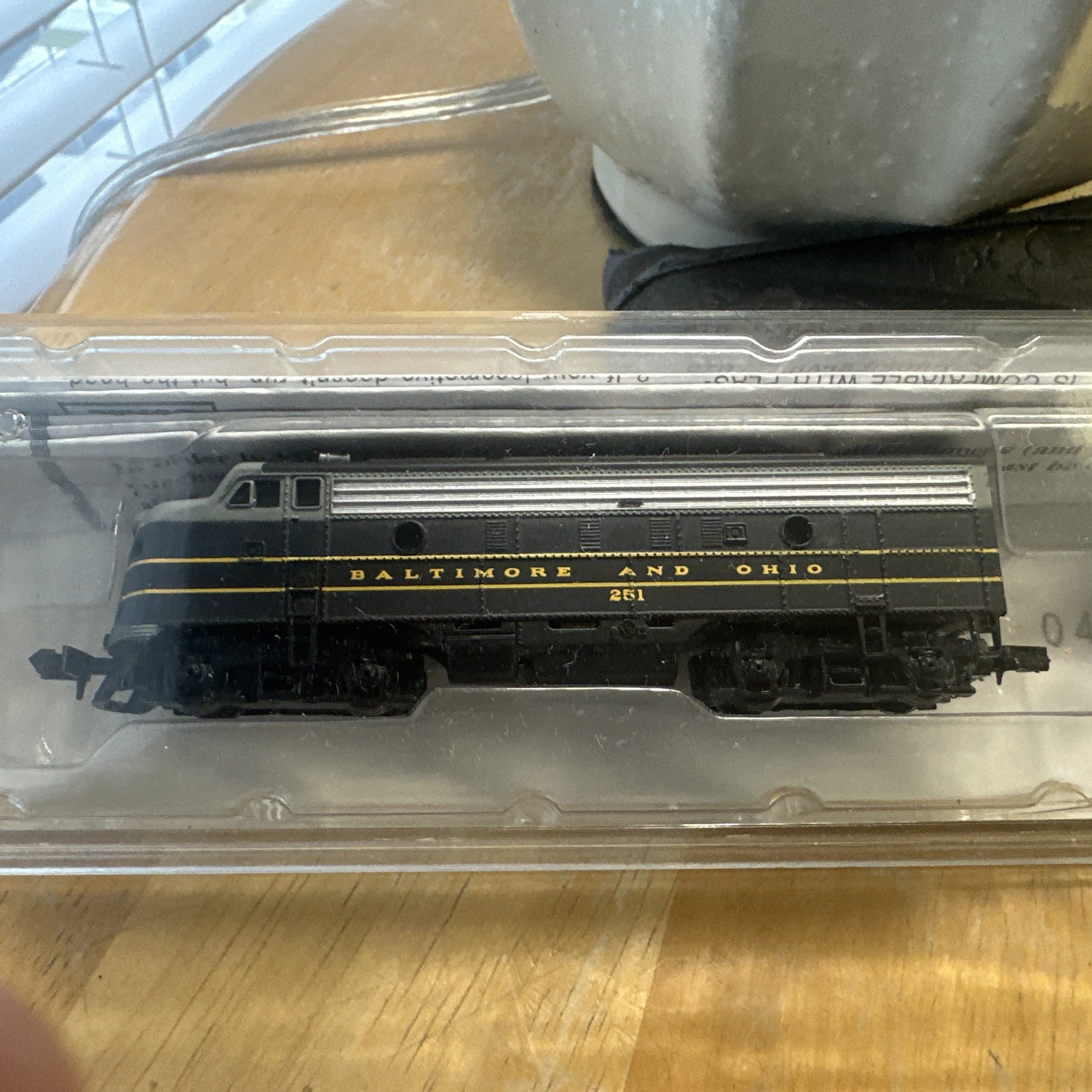 In Scale Locomotive Baltimore And Ohio Units A And B Both Run