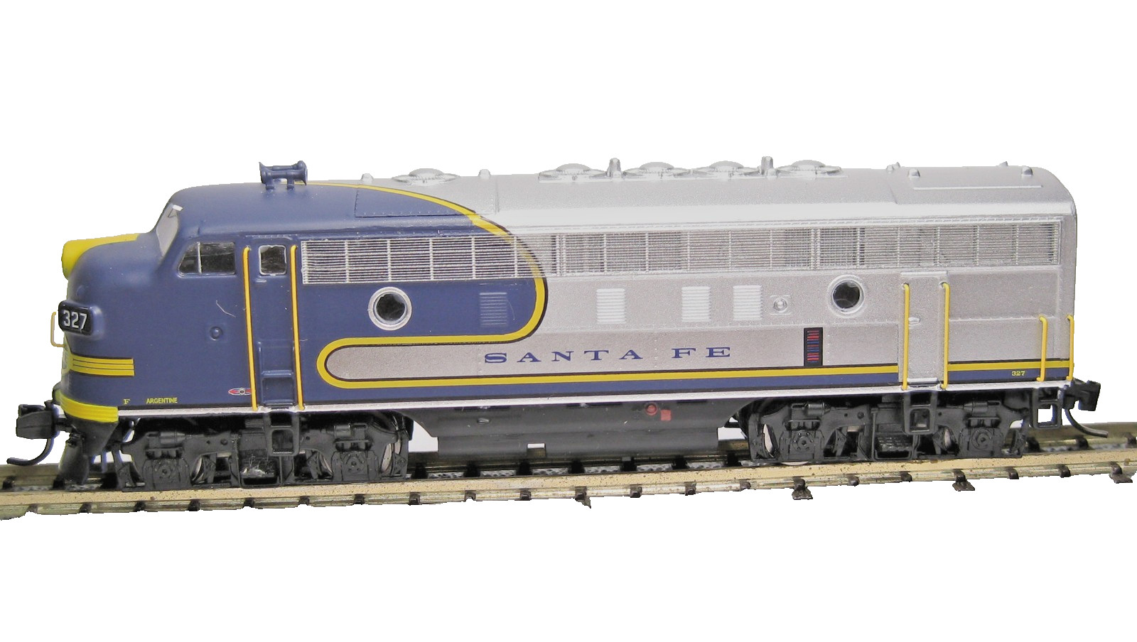 N Santa Fe Bluebonnet F7A Diesel Locomotive #338L InterMountain #69222-04