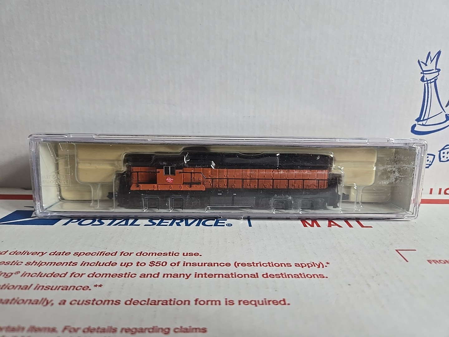 Life Like 7725 N SD7 LOCO MILWAUKEE #2211, N Scale