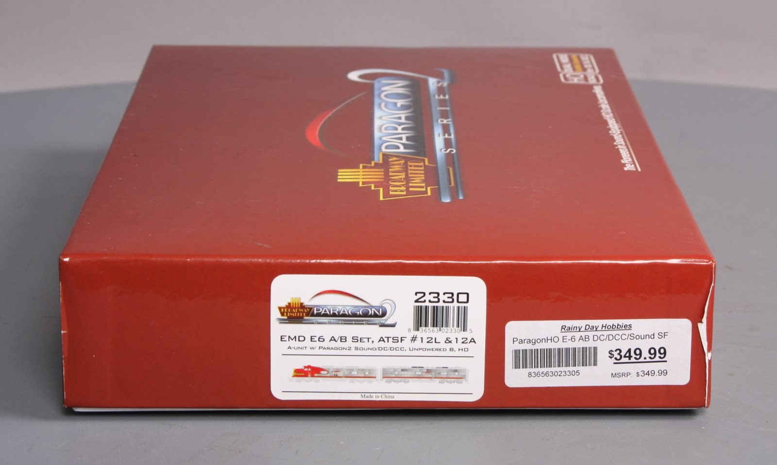 Broadway Limited 2330 HO Santa Fe EMD E6 Powered A-Unpowered B #12L,12A LN/Box