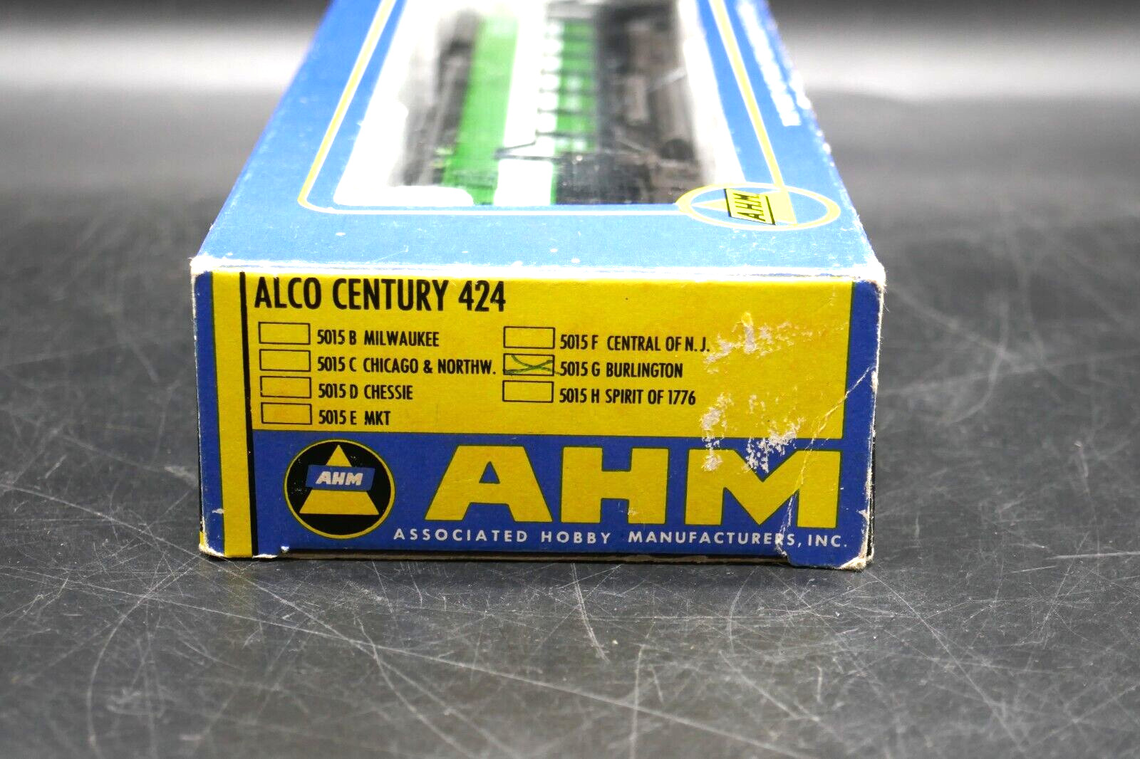 HO AHM Alco Century Burlington Diesel Locomotive 5015 – Tested & Working *Read