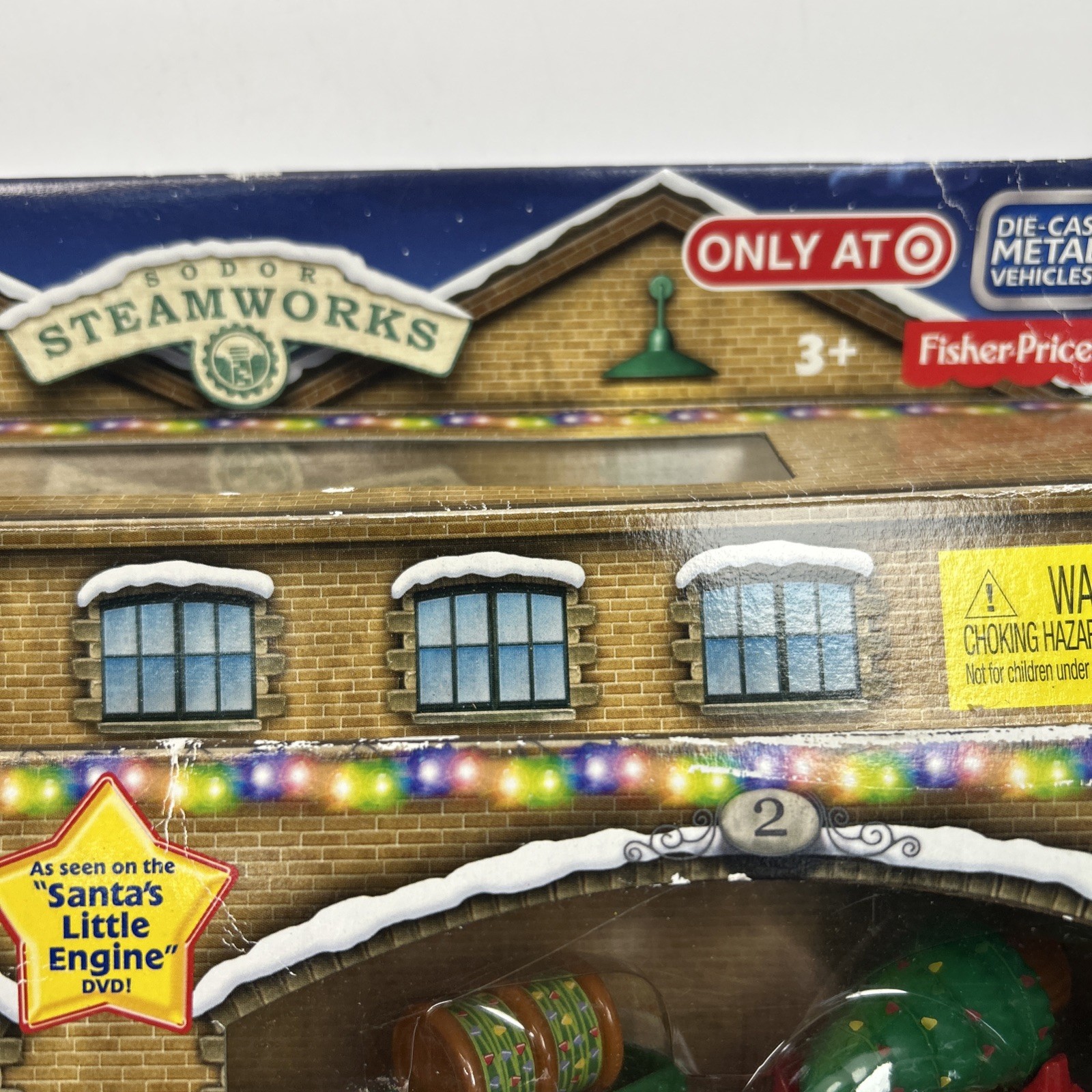 THOMAS TRAIN Take N Play the Red Nose Engine Christmas Rare 2013 Target Santa