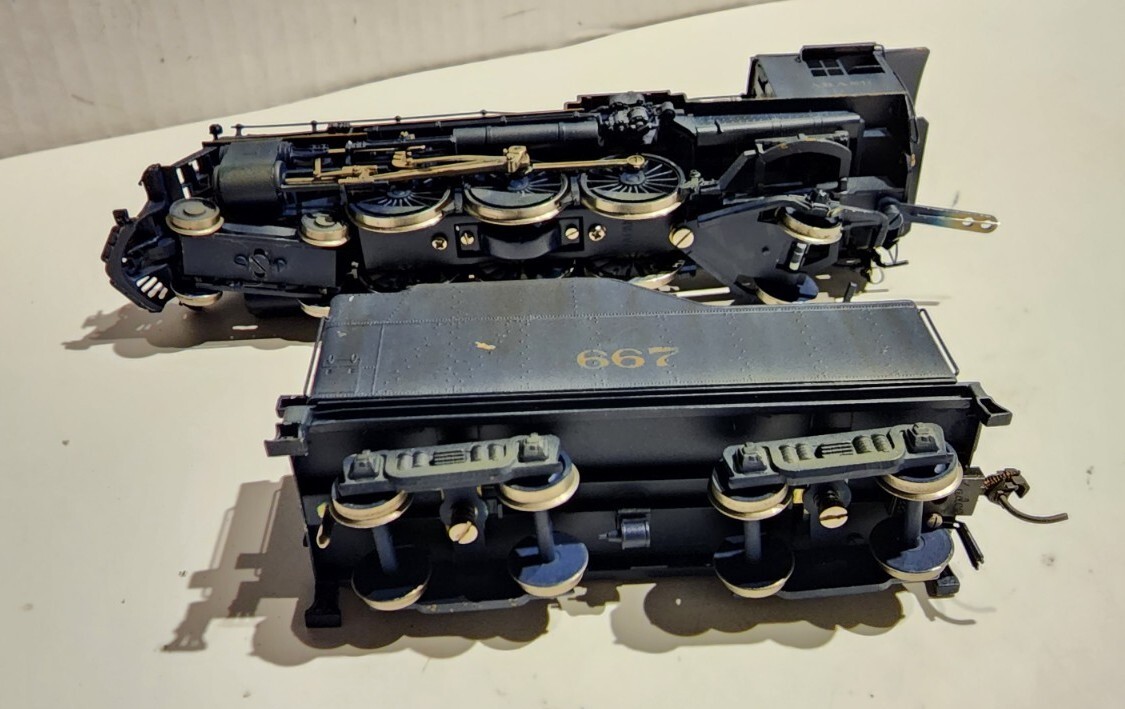 Westside Model Company HO J-1 Pacific 4-6-2 Locomotive Wabas #667