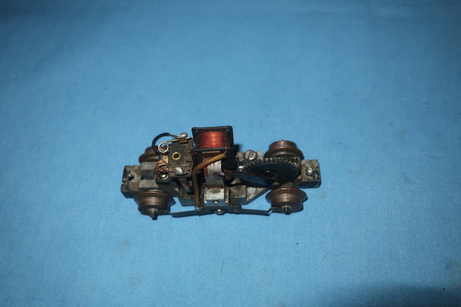 American Flyer #740 Handcar Motor/Chassis. Runs