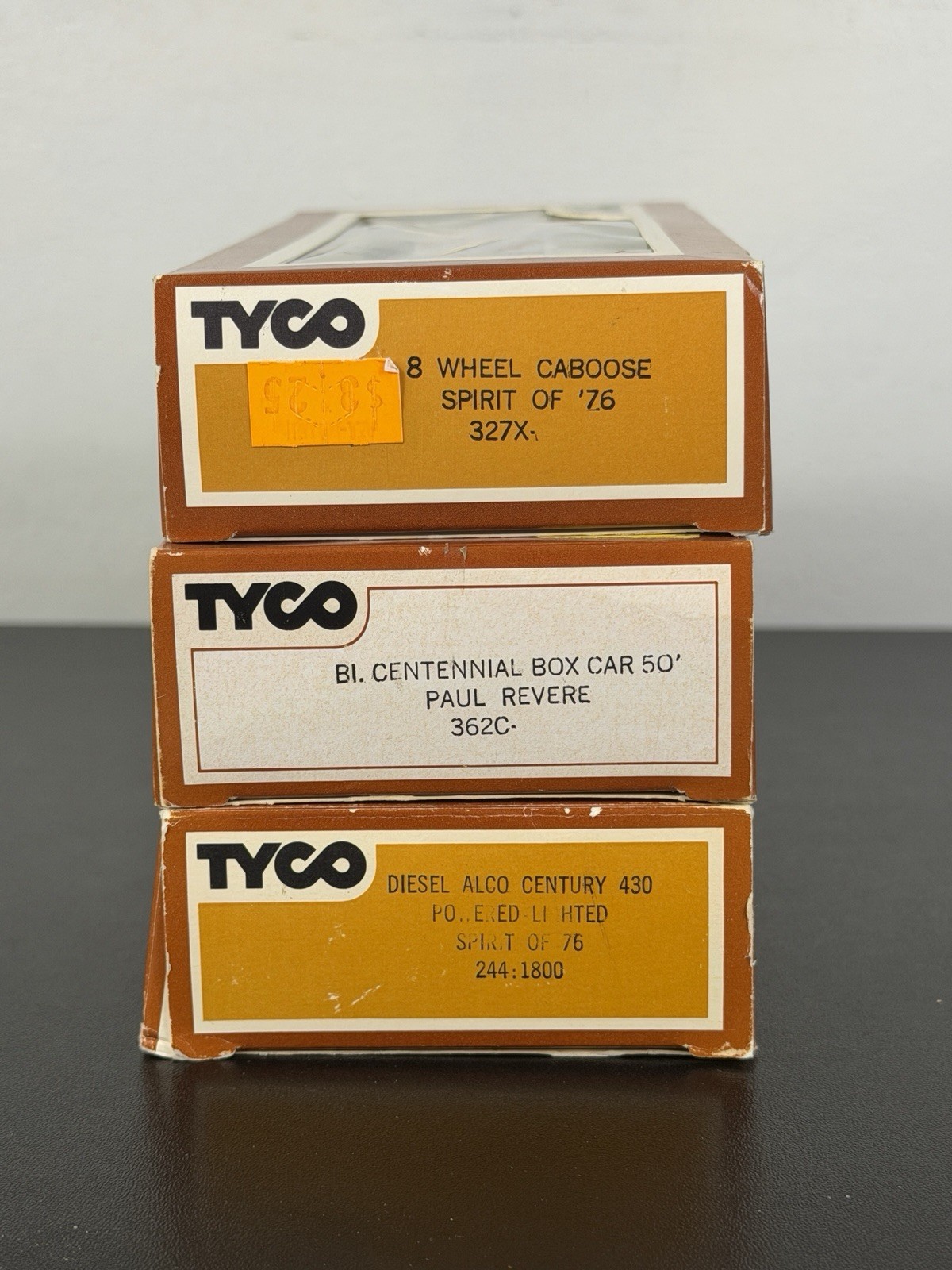 NEW NOS Tyco 1776 Alco 430 Powered Lighted Diesel Spirit Of 76 w/ Caboose & Car