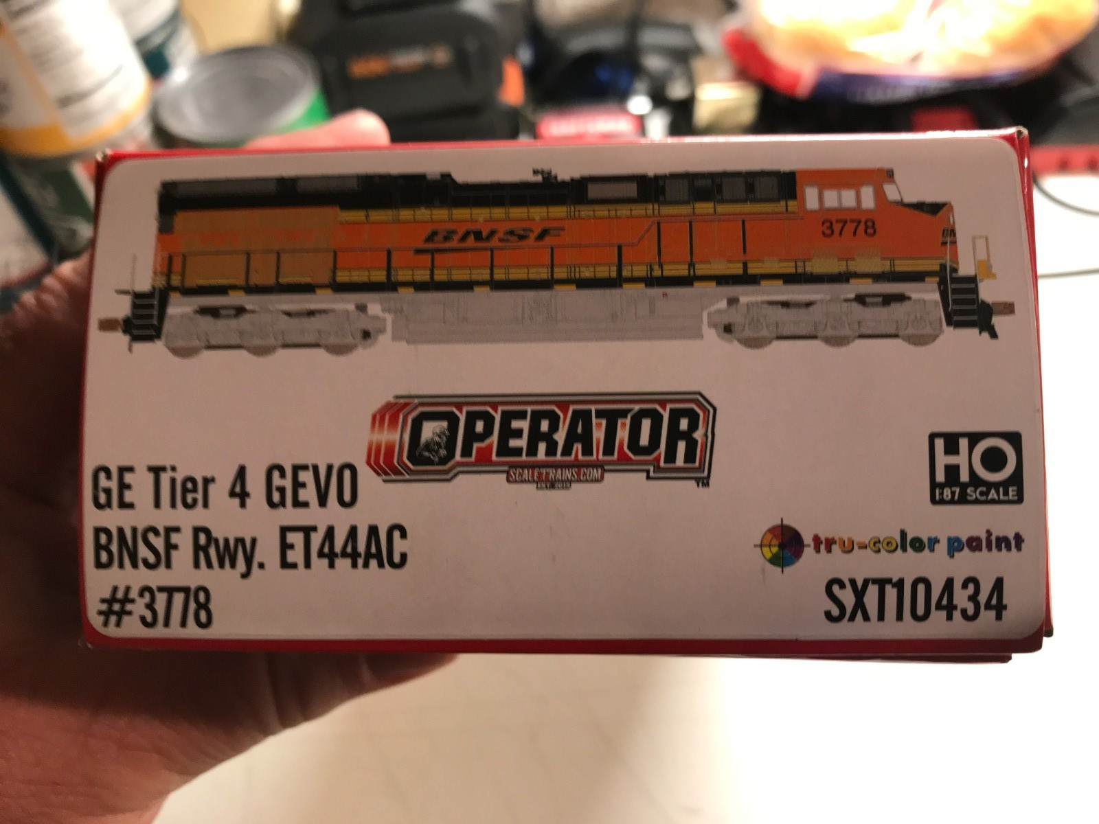 SCALE TRAINS OPERATOR HO SCALE GE TIER 4 GEVO LOCOMOTIVE BNSF RD#3778 BNIB