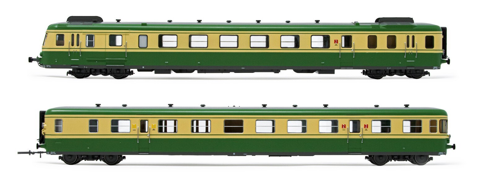 Jouef HJ2386S Set RGP2 2 Elements Green/Beige Livery, DCC SOUND