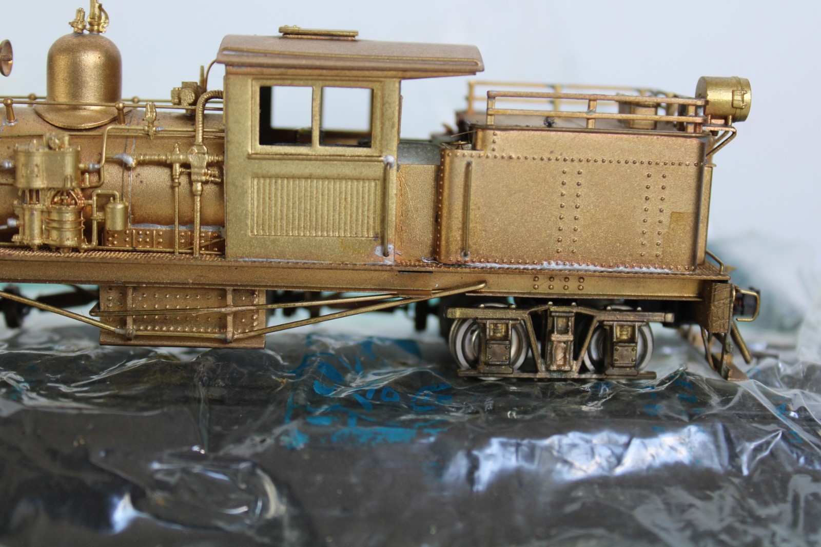 Pacific Fast Mail United Brass Geared Locomotive 2-Truck Shay Class “B” w/ box