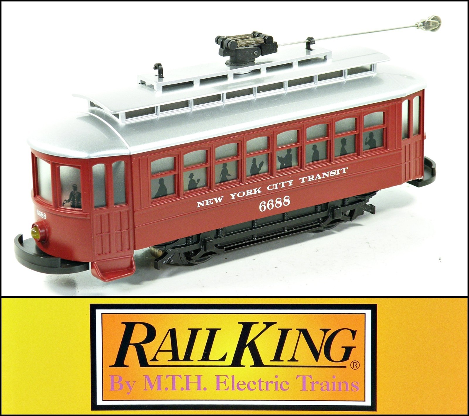 MTH 30-2596 New York City Transit Bump-n-Go Trolley (NO BOX)