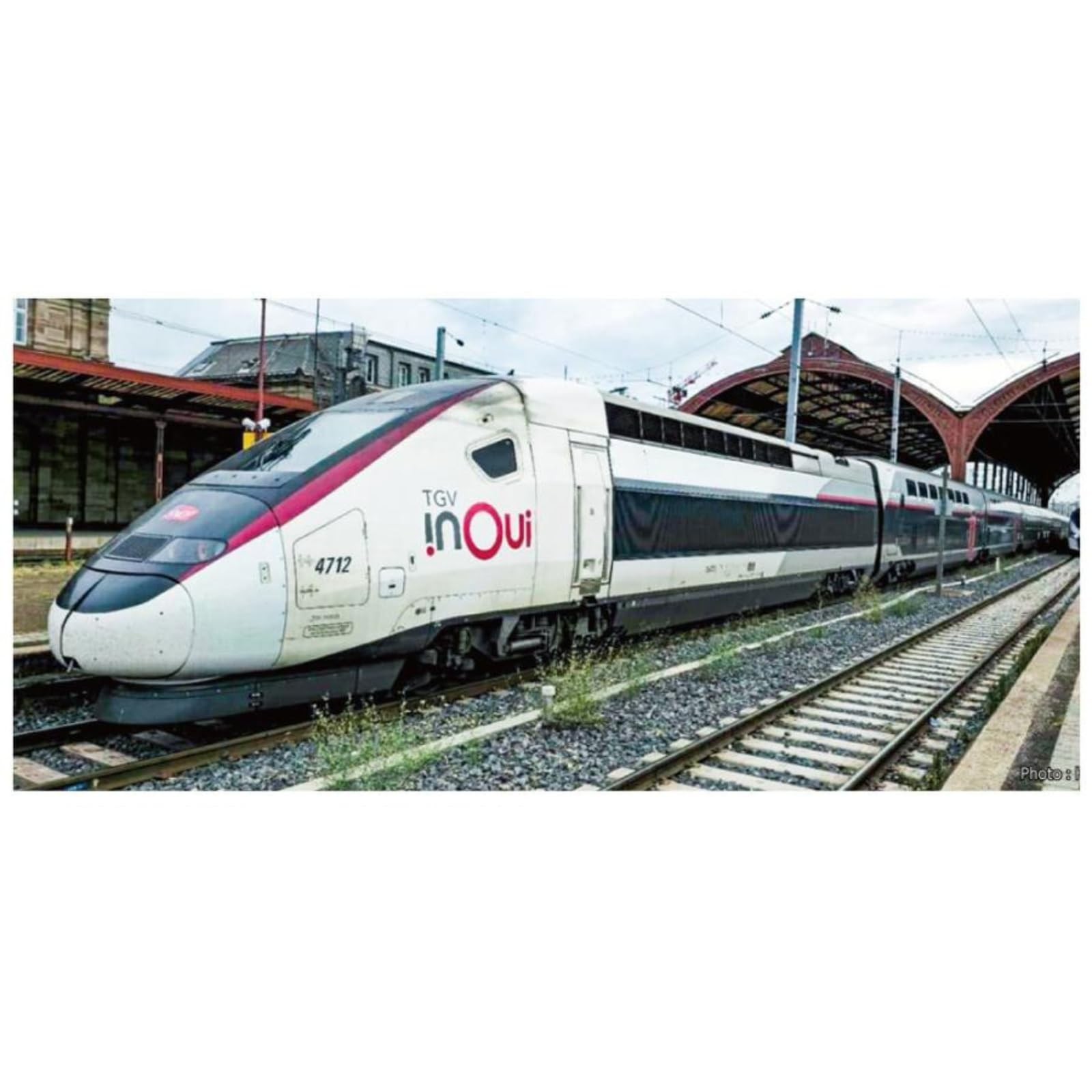 French National Railways (SNCF) 5-car basic set, model train, TGV Euroduplex inO