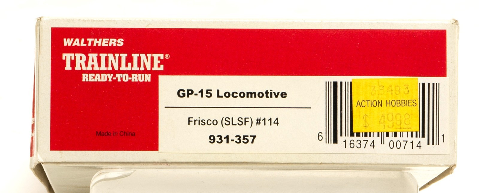 WALTHERS 931-357 GP-15 LOCOMOTIVE FRISCO (SLSF) #114