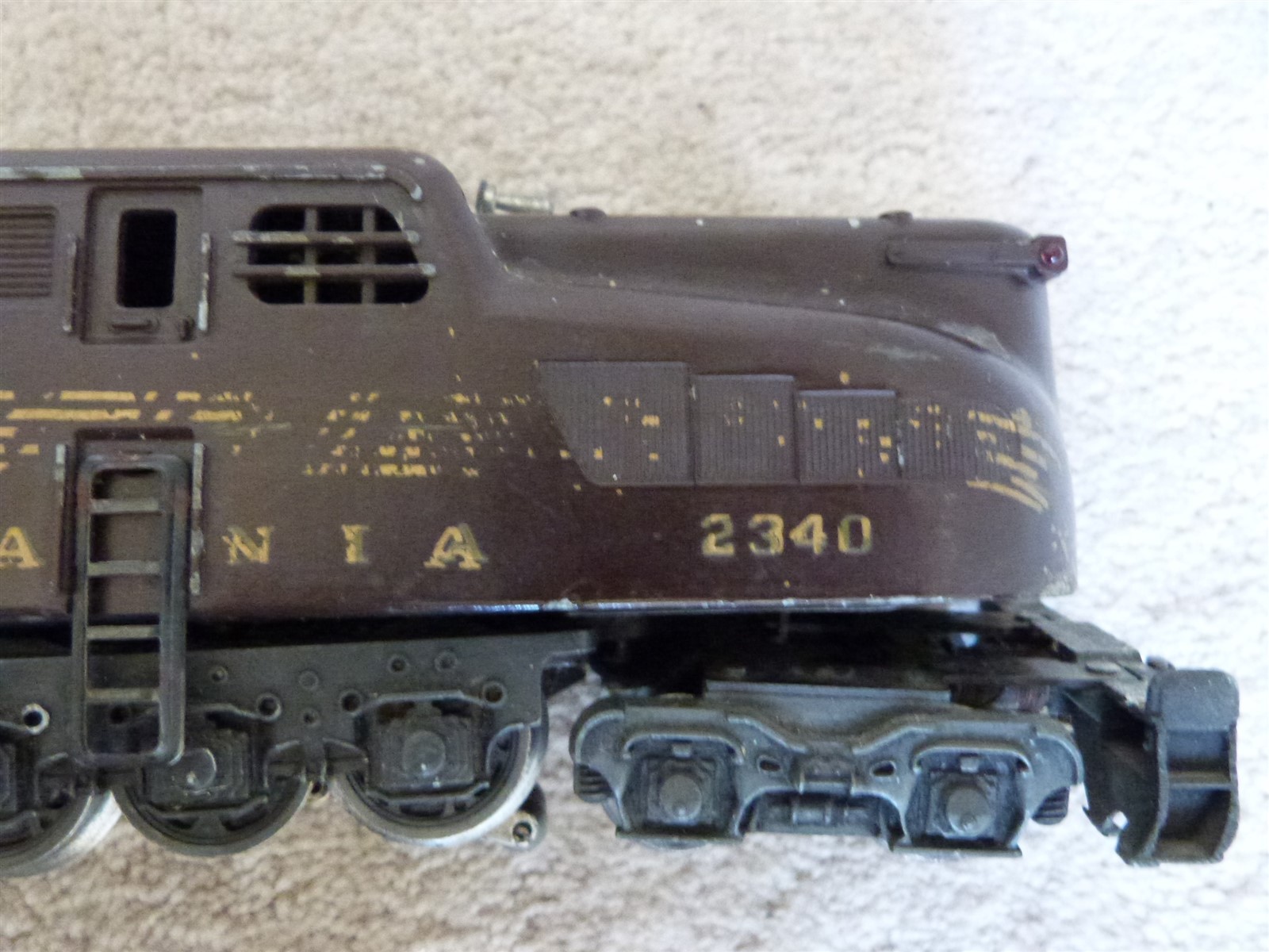 VTG Lionel O Gauge 5 Stripe Electric Train Locomotive Engine 2340 Pennsylvania