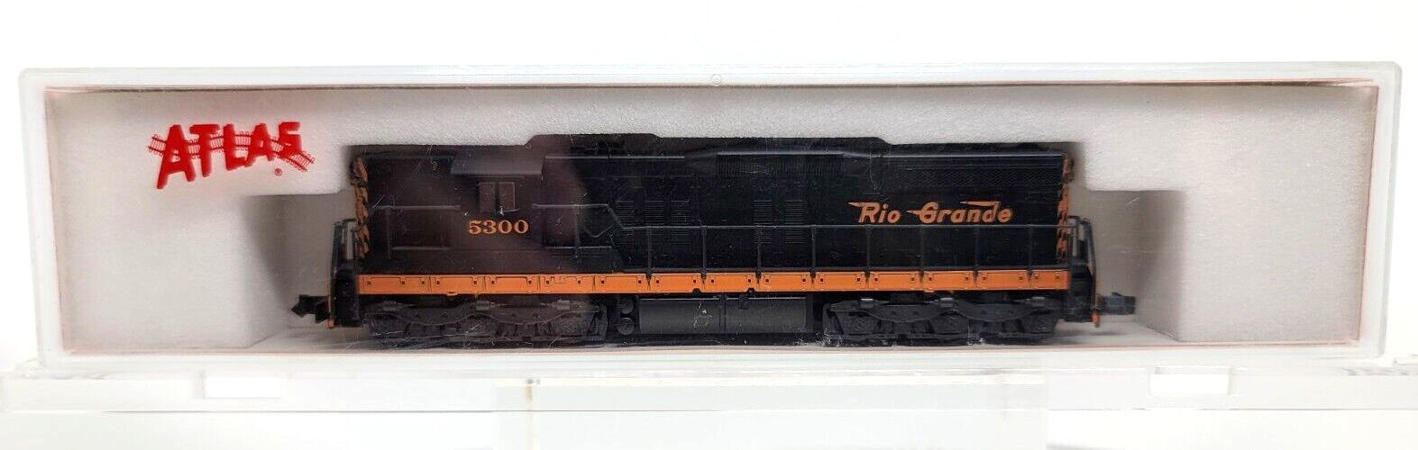 N Atlas-Kato 4502 EMD SD-7 Rio Grande Locomotive #5300 (Tested) rapido cplrs