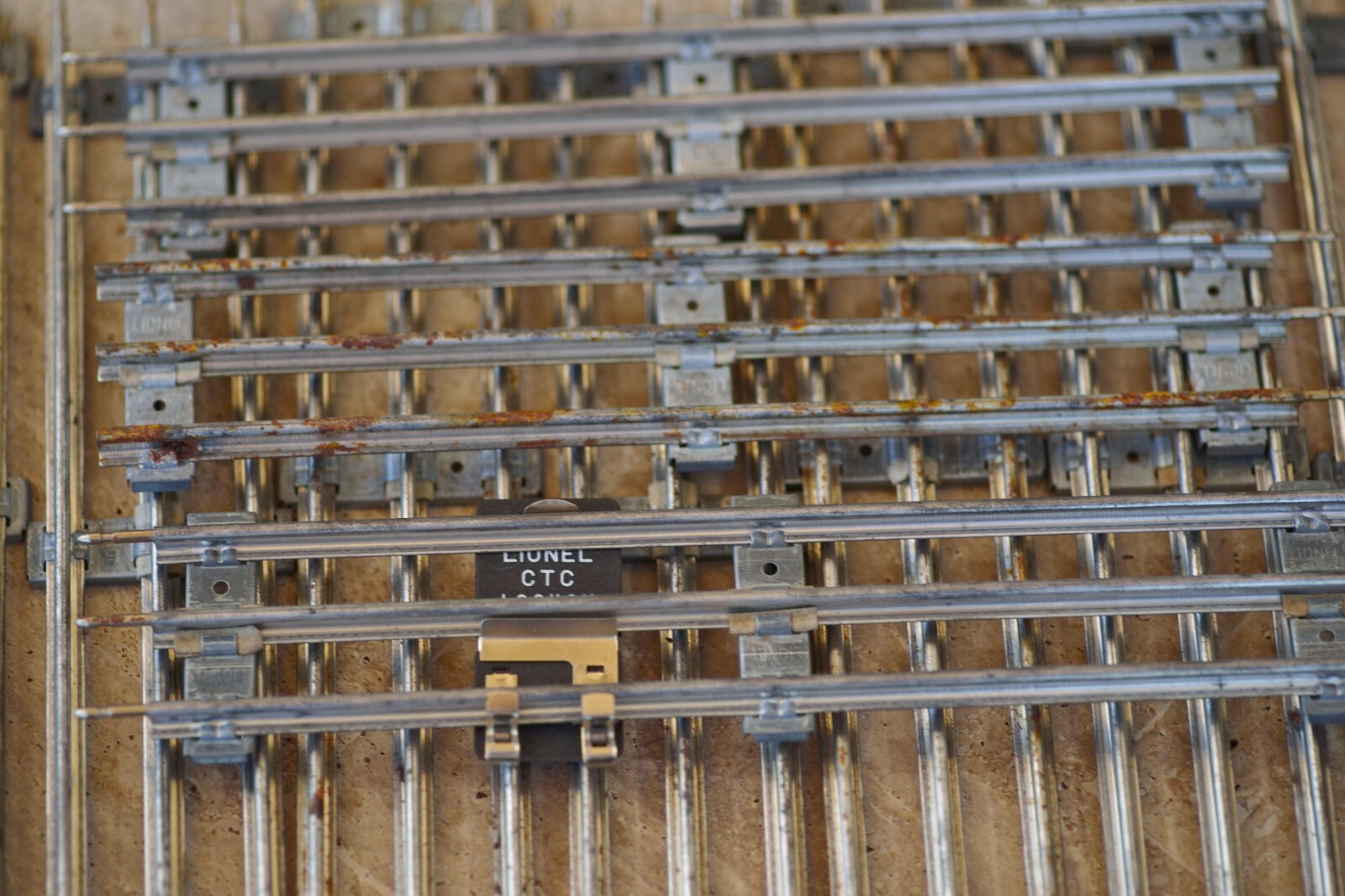 LIONEL 027 Gauge Straight Tracks Lot of 10 Made in USA 1950’s AS IS CONDITION