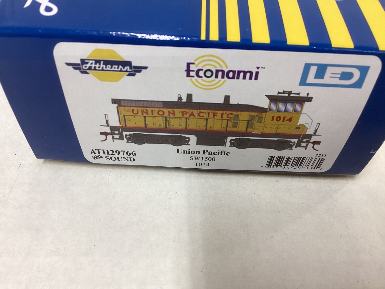 Athearn #29766 HO scale “Union Pacific” SW 1500 with DCC & SOUND Rd.#1014
