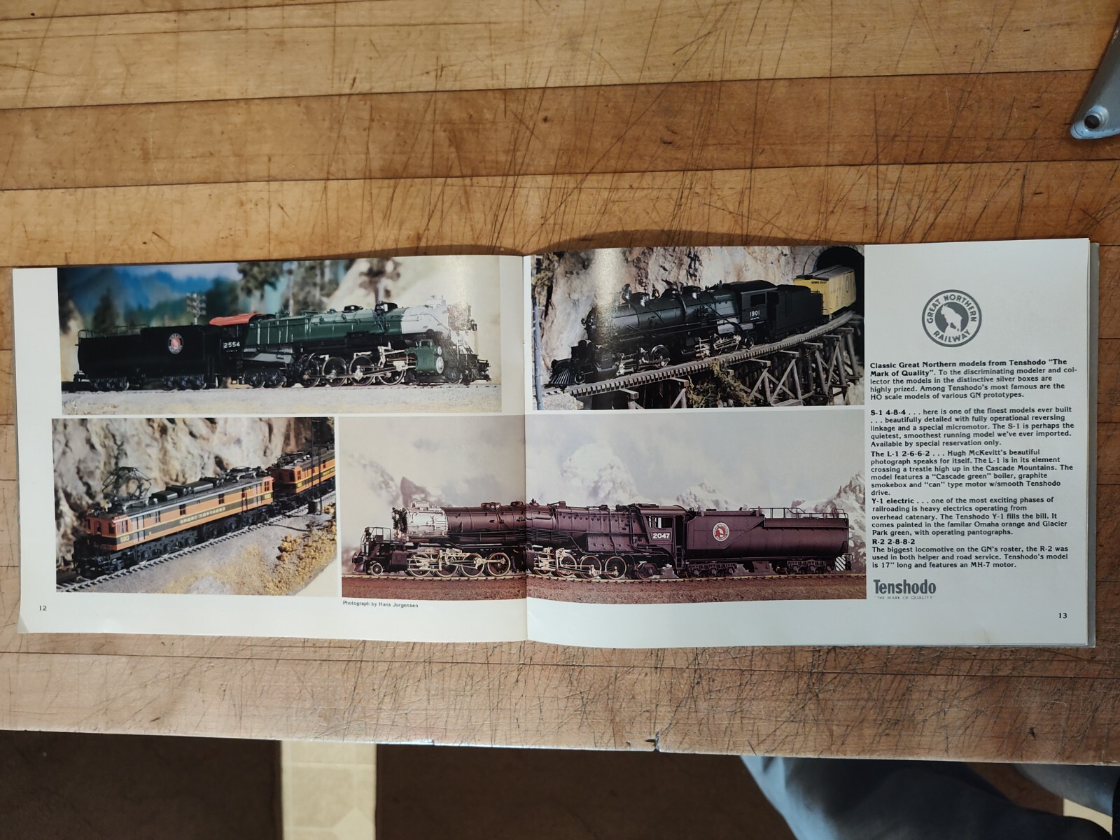 1974 HO Brass PFM Tenshodo GN Great Northern 2-8-8-2 Class R-2 No. 2044