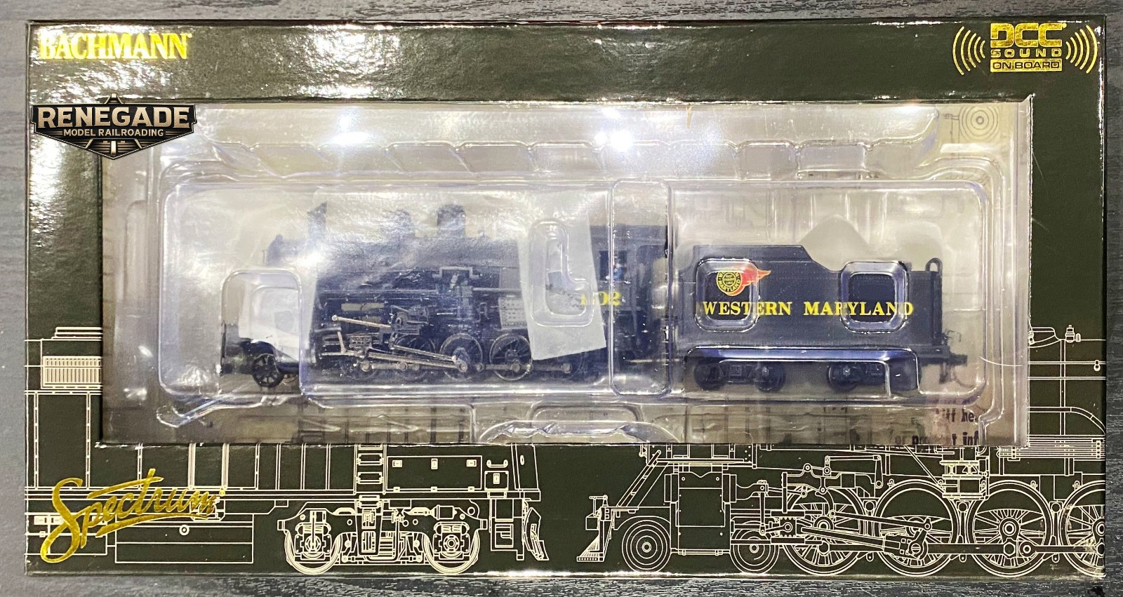 Bachmann 85403 HO Frisco #1624 2-10-0 Decapod Steam Locomotive DC/DCC Wow Sound