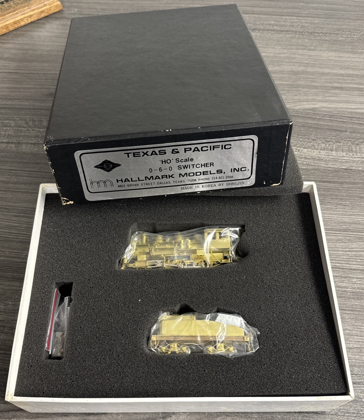 Hallmark Models, Inc. HO Brass #HSO294 Switcher Texas & Pacific 0-6-0 B-6 NIB!