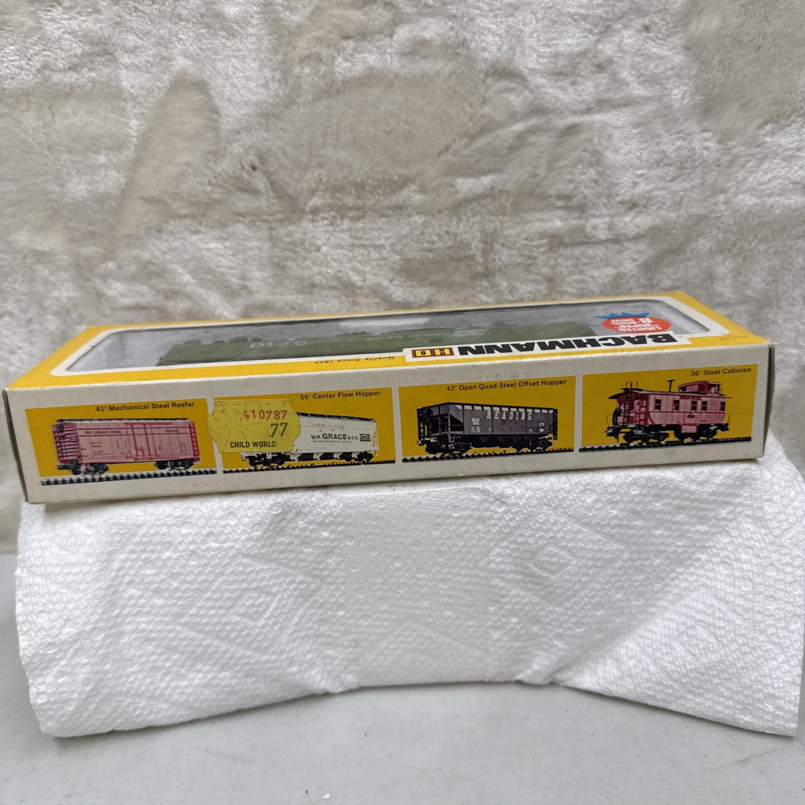 Vintage Bachman HO Scale-Burlington Northern Diesel Locomotive- NIB