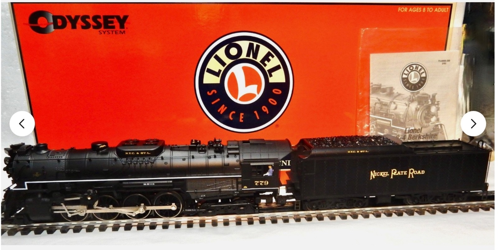 Lionel 6-38050 O TMCC Nickel Plate Railroad 2-8-4 Berkshire #779 NOS In Box