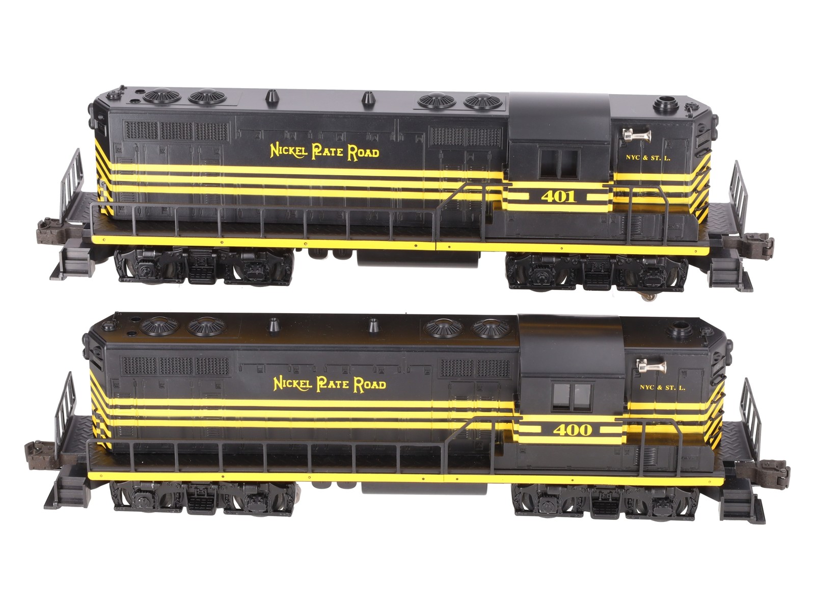 Lionel 6-18505 O Gauge Nickel Plate Road GP-7 Diesel Locomotive Set #400/401 EX