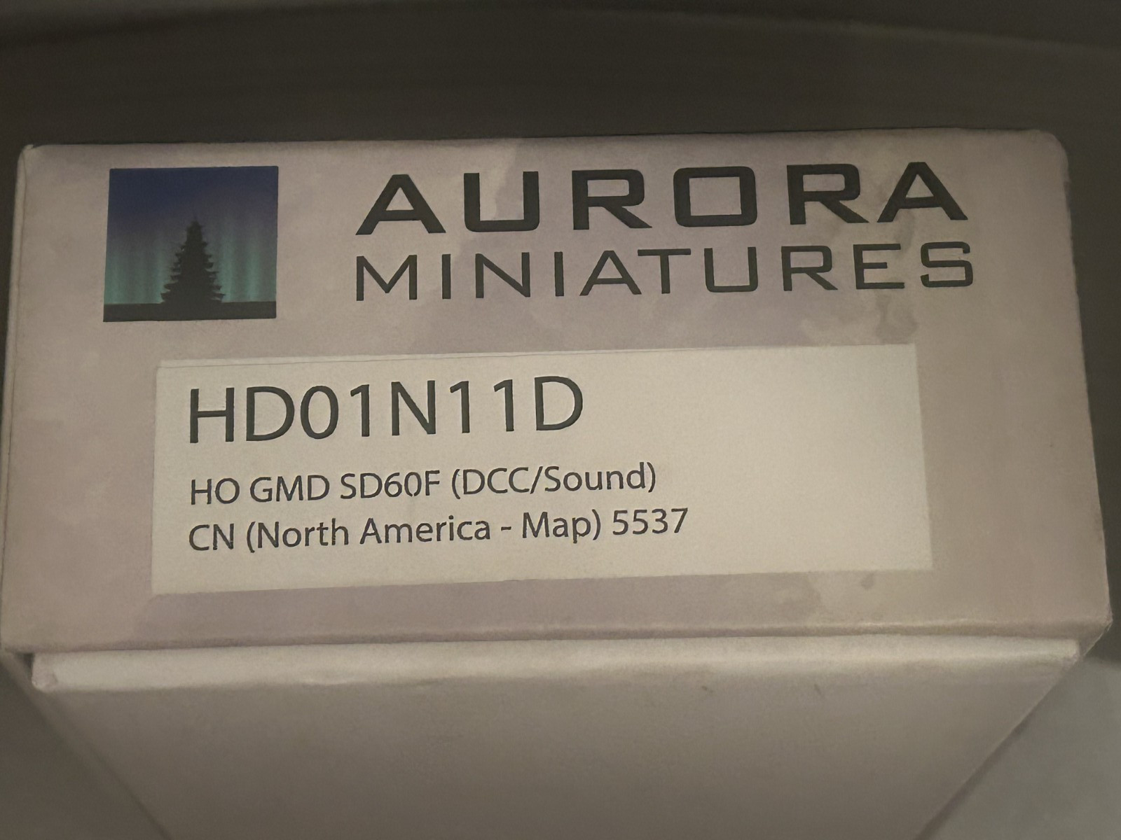 HO Scale Aurora Miniatures SD60FCN #5560 DCC And Sound