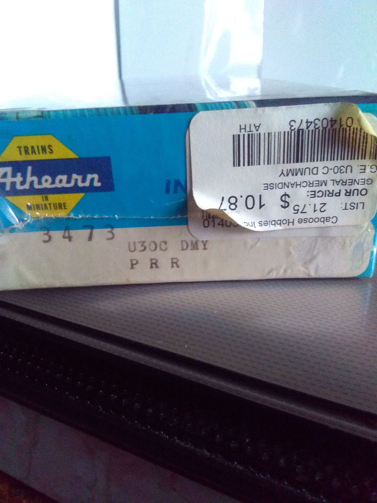 # 3726 ATHEARN HO TRAIN LOCOMOTIVE #9314 NYC BALDWIN S-12 DUMMY B&W NEW & SEALED