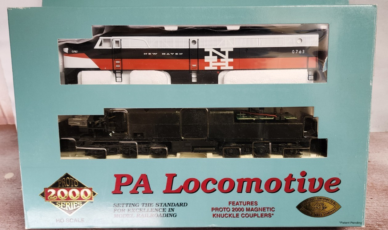 New Haven Railroad ALCO PA Diesel 0763 Life Like Proto 2000 21682 DCC Plug HO