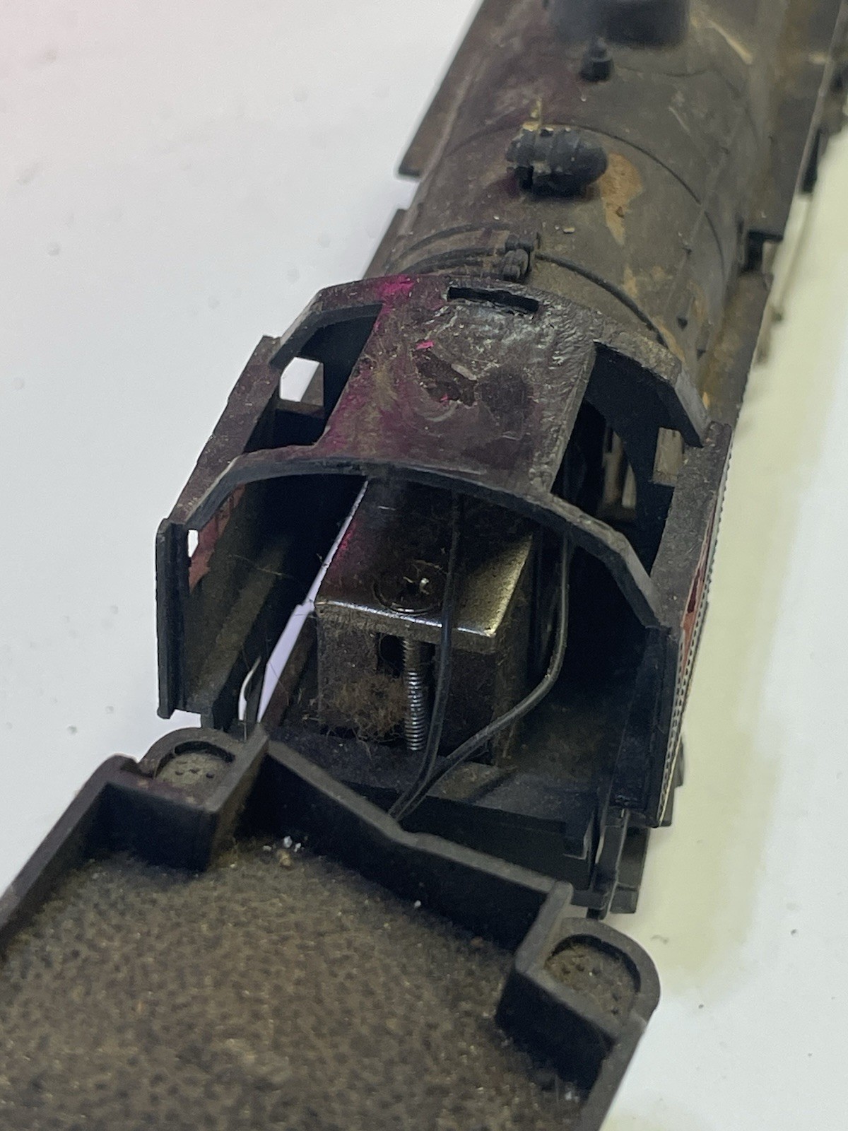 Vtg FIRECLAY AND CLEAR CREEK HO Steam Locomotive 76 Yugoslavia *FOR PARTS AS IS*