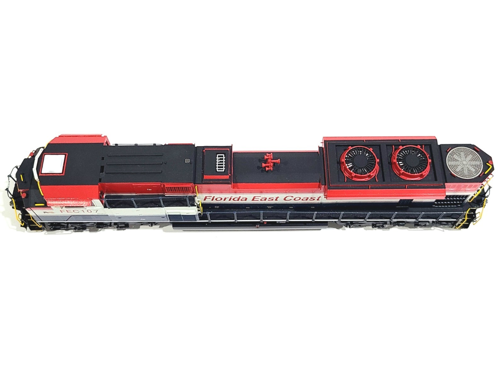 Overland OMI FEC SD70M-2 Florida East Coast Rail America #107 HO Brass AA-1605-3