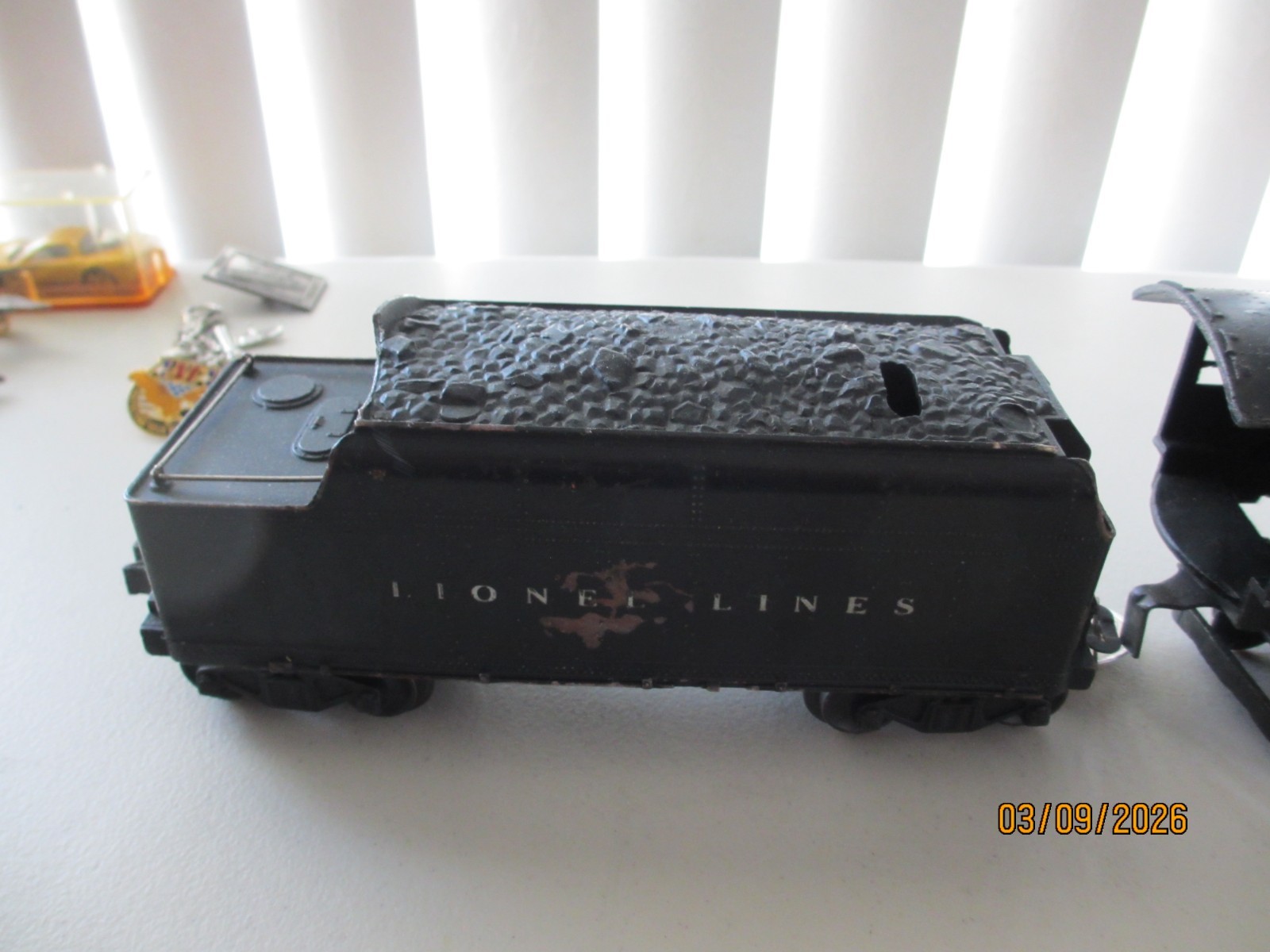 1952 LIONEL O GAUGE 2056 HUDSON STEAM LOCOMOTIVE WITH 2046W TENDER