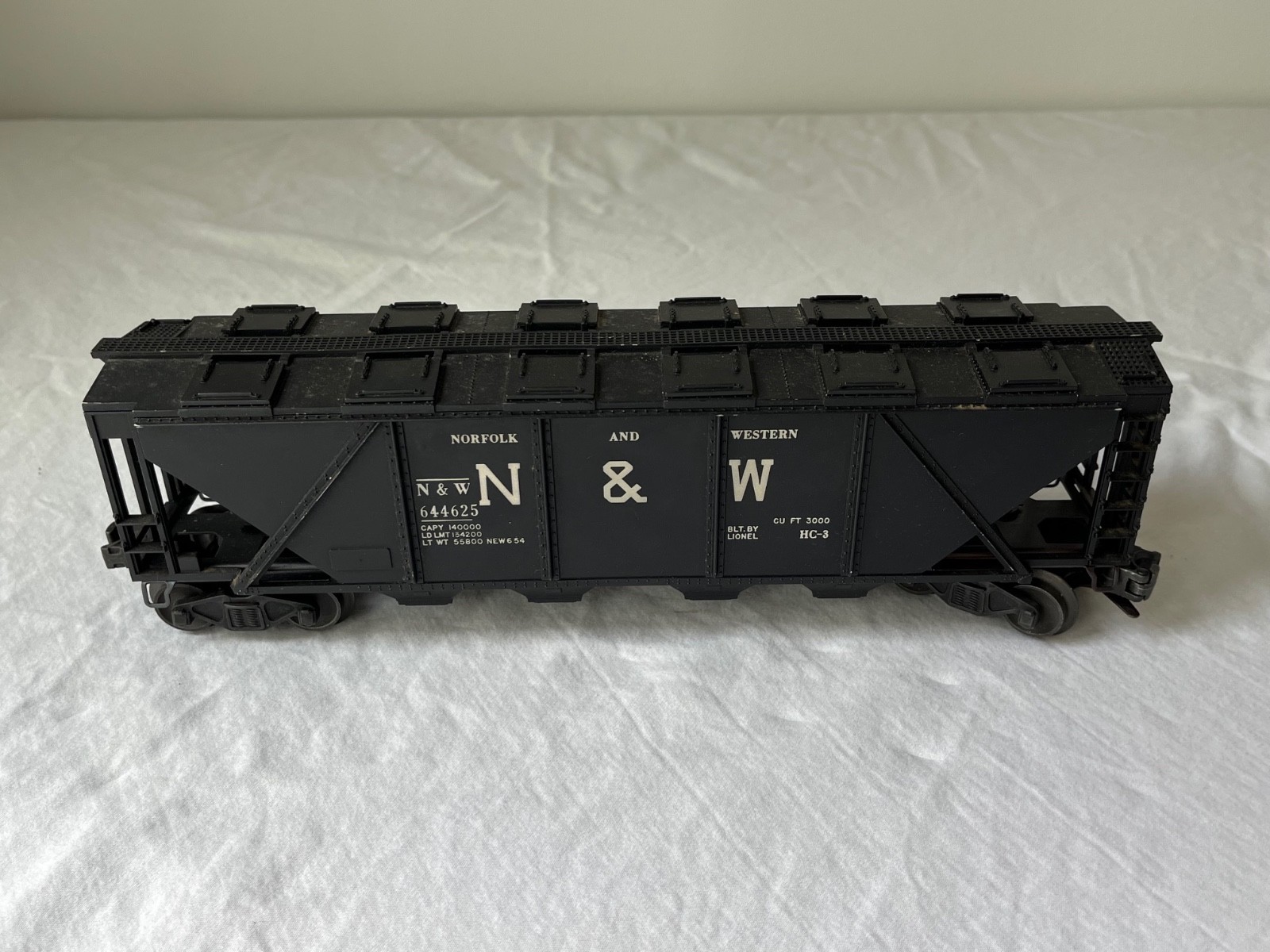 Lionel 1950’s Jersey Central Line 621 engine+6 vintage cars Very Good Condition