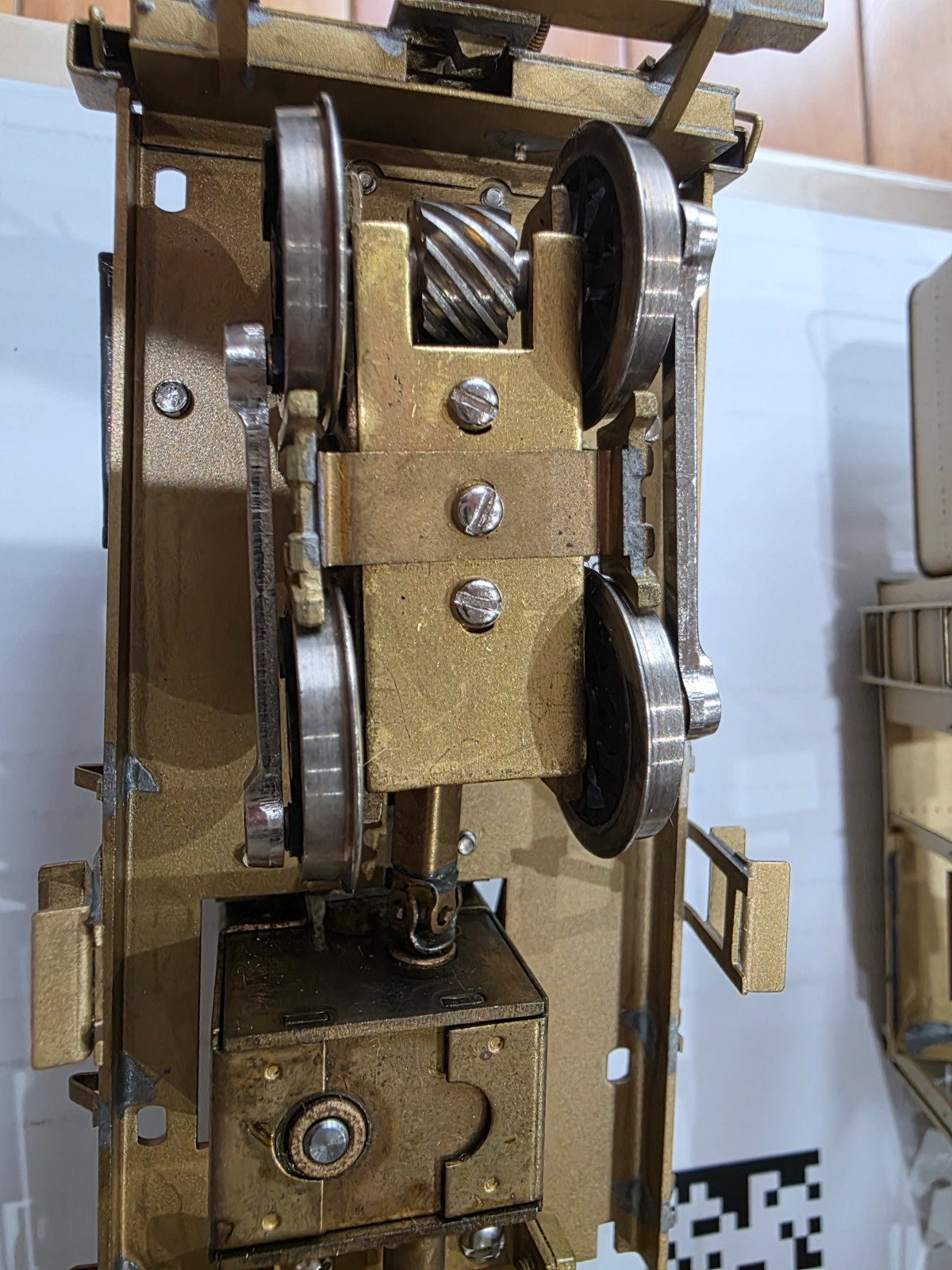 O / On3 Brass Model Train, WMC Westside Model Company Heisler No. 3 – Unpainted