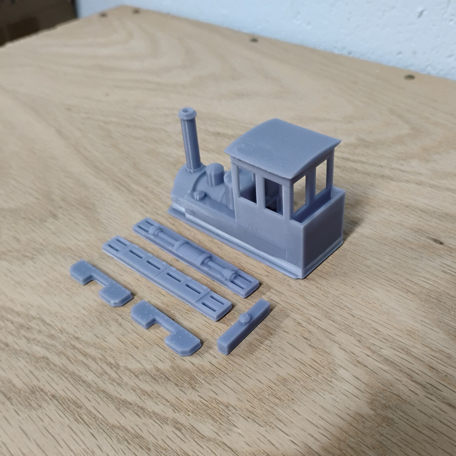 On18 T-BOILER SHAY LOCO kit #2. For Kato 11-109/11-110 chassis. RESIN 3D print.