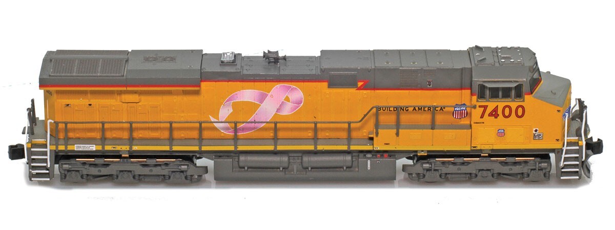 AZL-62414-1 UP Pink Ribbon ES44AC Diesel 7400 American Z Line Z Scale Z Gauge