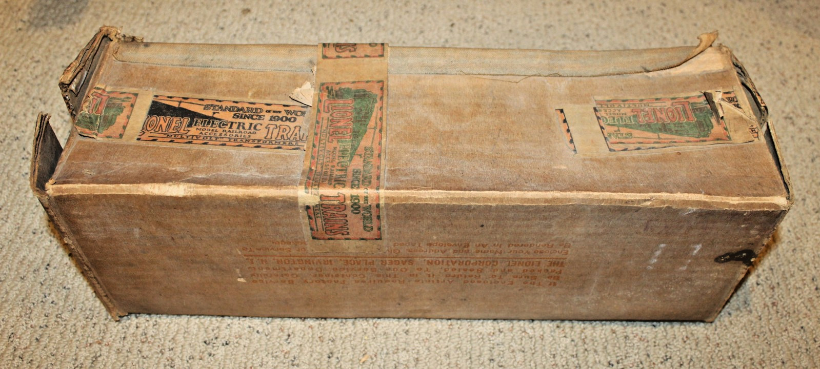 Lionel Prewar Standard Gauge 392E Locomotive Box w/ Insert 392-28