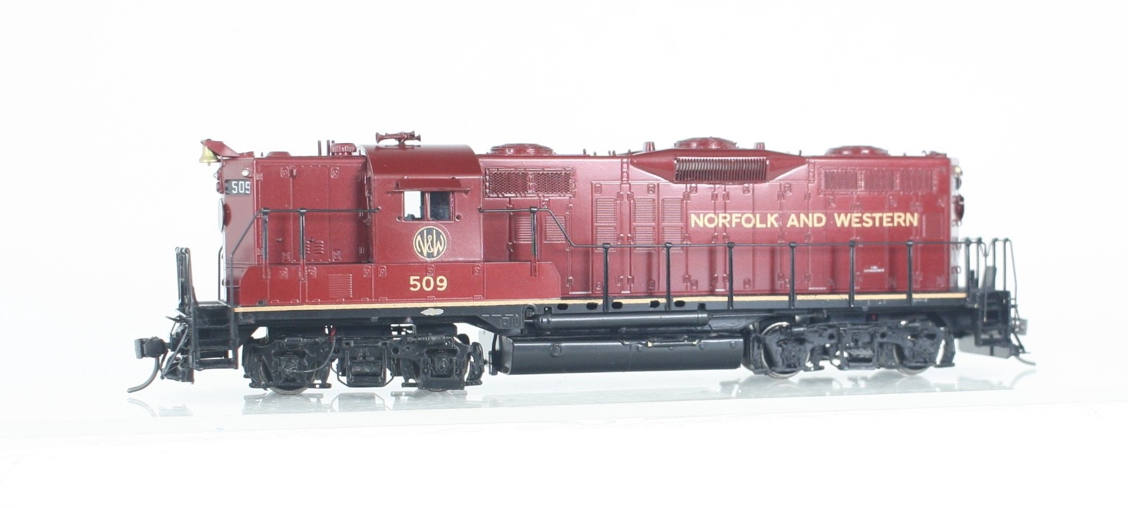 HO Brass Overland Models 5620.1 Norfolk & Western GP9 Diesel #509 Excellent