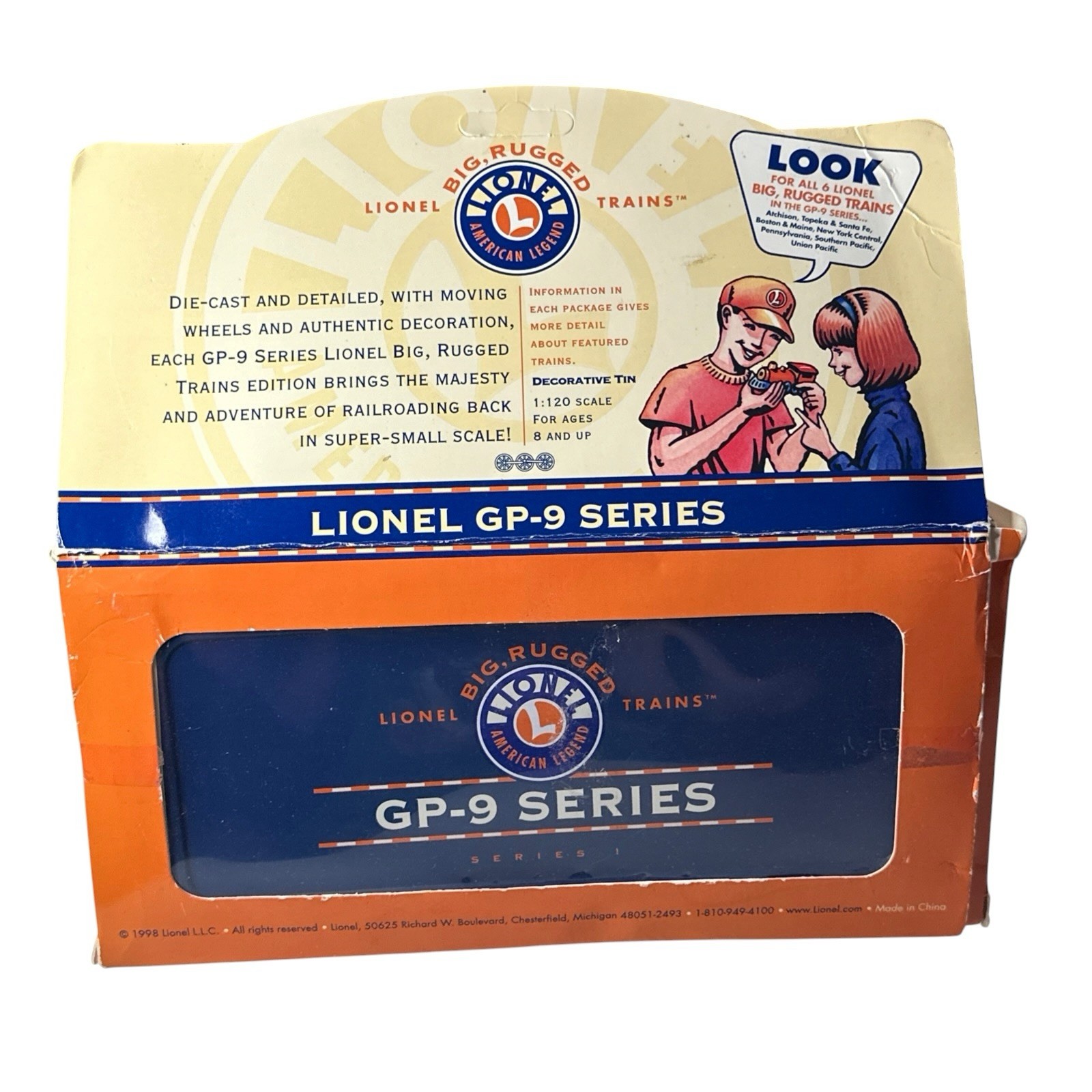 Lionel Atchinson,Topeka &Santa FE GP-9 Series Diecast 1:120 Scale. Series 1