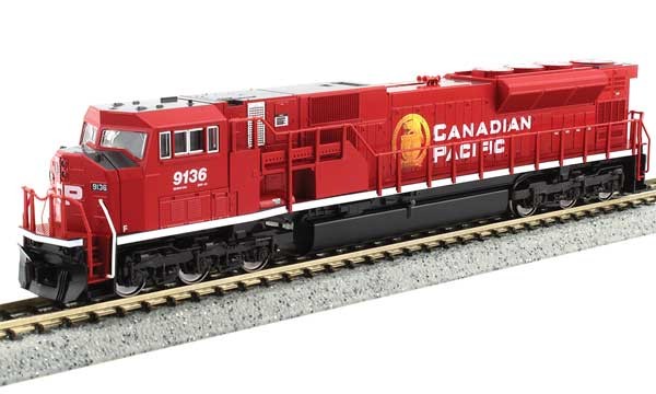 Kato 1765626 N Scale EMD SD90/43MAC – Standard DC — Canadian Pacific #9136 (red